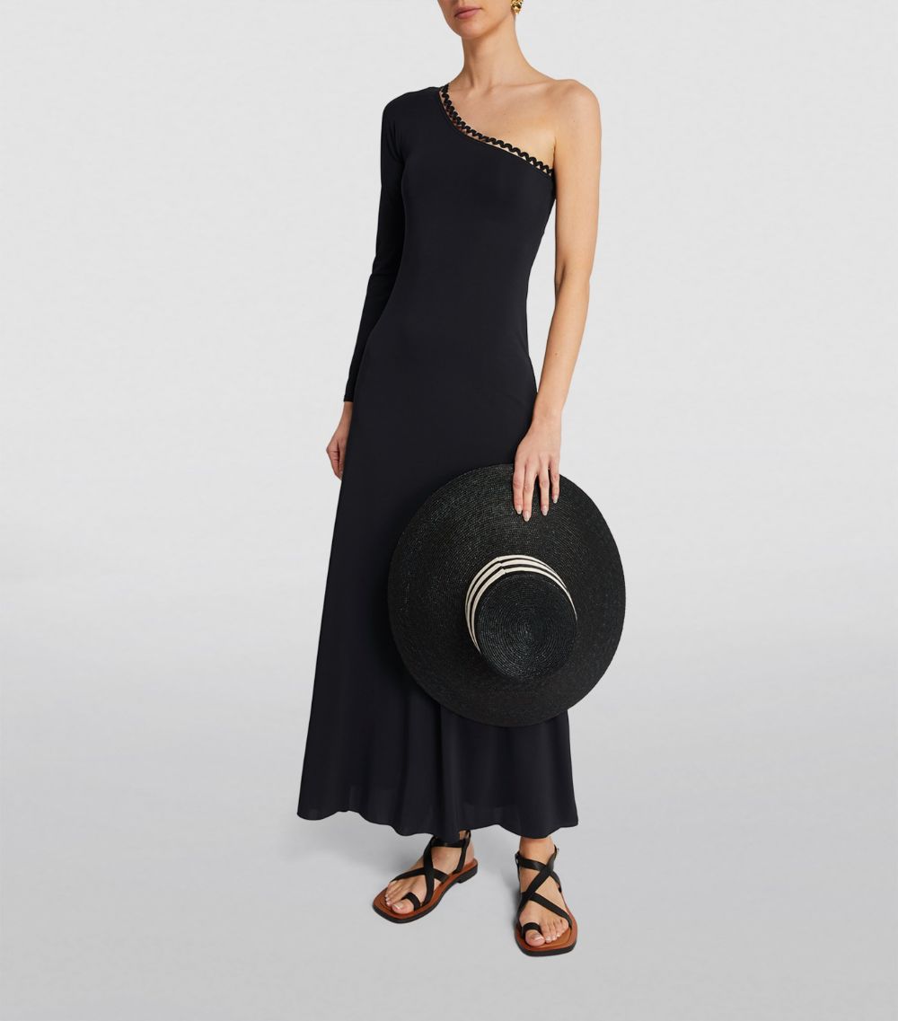 Eres Eres One-Shoulder Play Maxi Dress