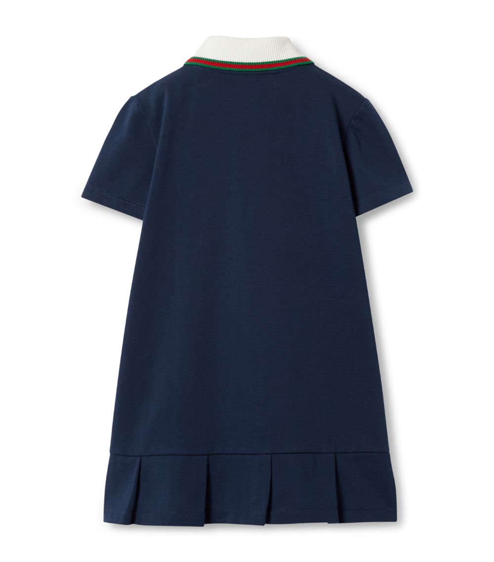 Gucci Gucci Kids Cotton Web Stripe Dress (4-12 Years)