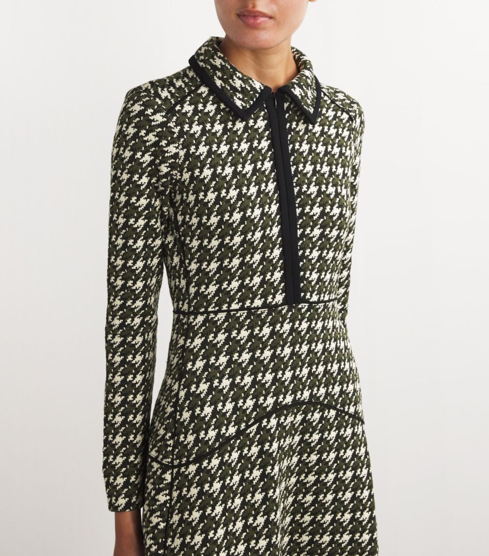 Me+Em Me+Em Ponte-Jersey Houndstooth Dress