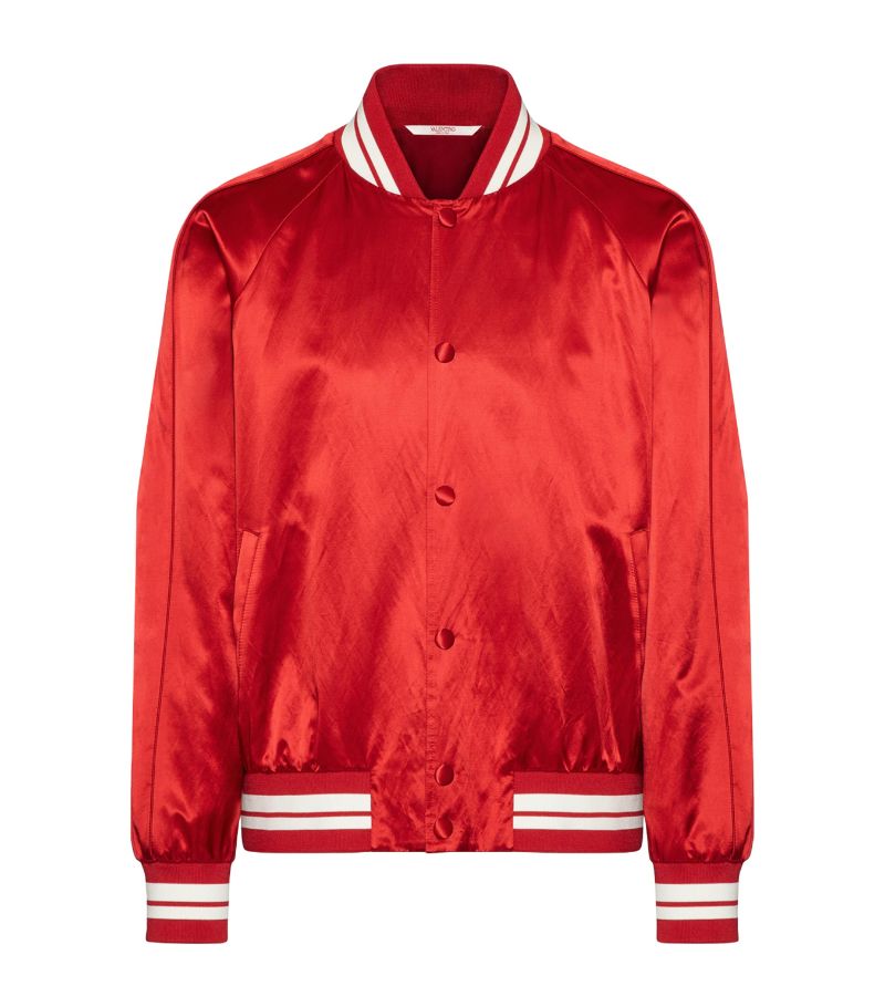 VALENTINO GARAVANI Valentino Garavani Satin Bomber Jacket