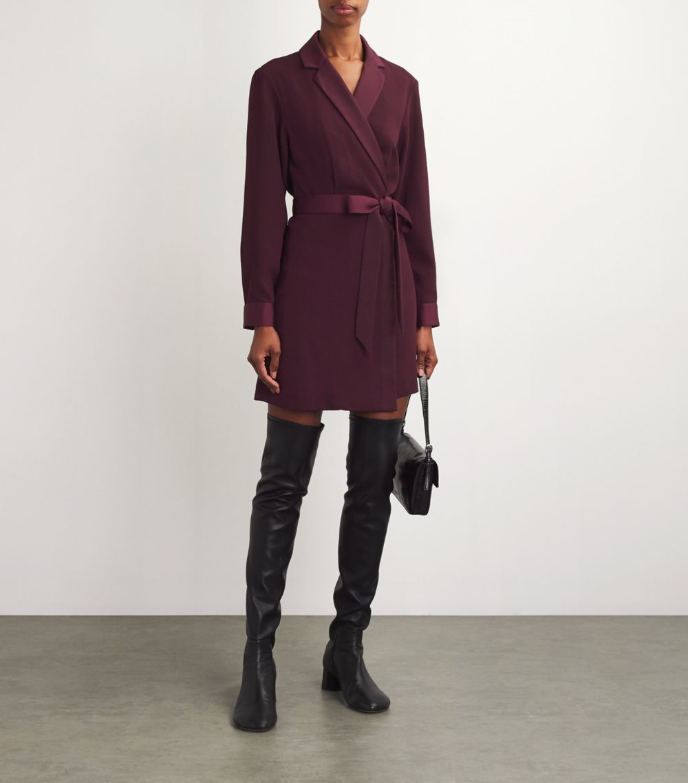  Claudie Pierlot Blazer-Style Wrap Dress