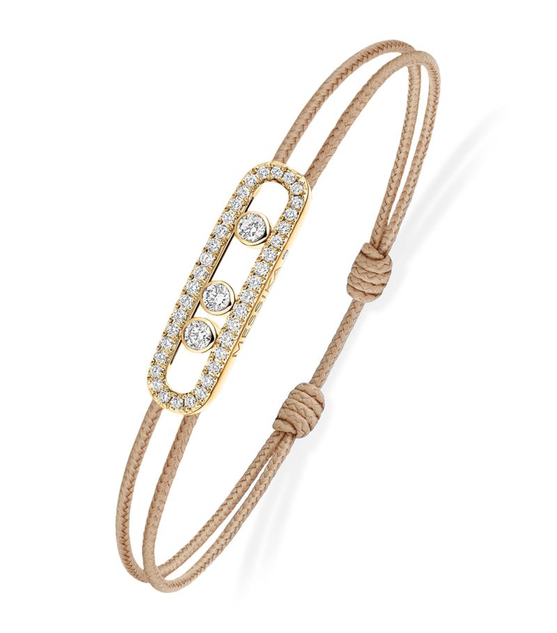 Messika Messika Yellow Gold And Diamond Messika Care(S) Bracelet