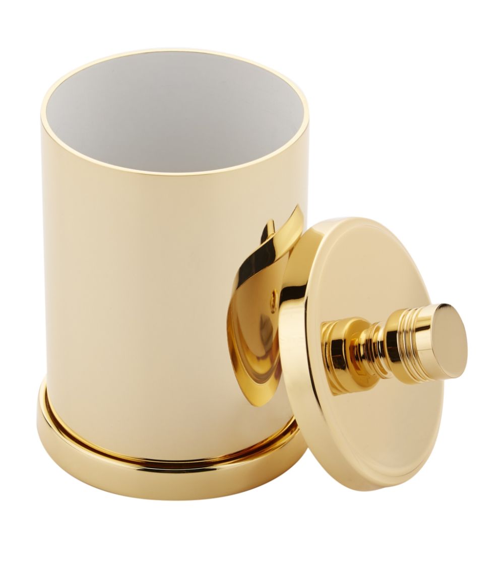Zodiac Zodiac Cylinder Gold-Plated Jar