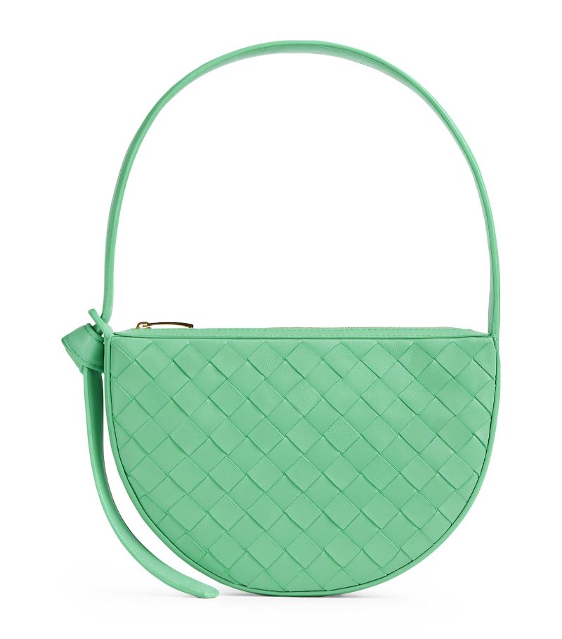 Bottega Veneta Bottega Veneta Mini Leather Intrecciato Shoulder Bag