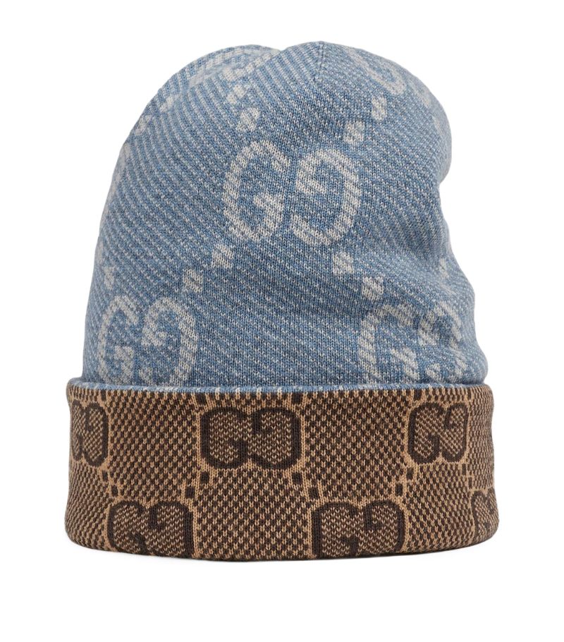 Gucci Gucci Wool Reversible Gg Hat