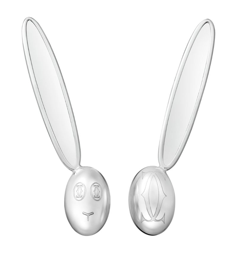 Cartier Cartier Sterling Silver Rabbit Spoons (Set of 2)