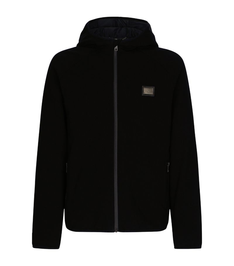 Dolce & Gabbana Dolce & Gabbana Logo Zip-Up Hoodie