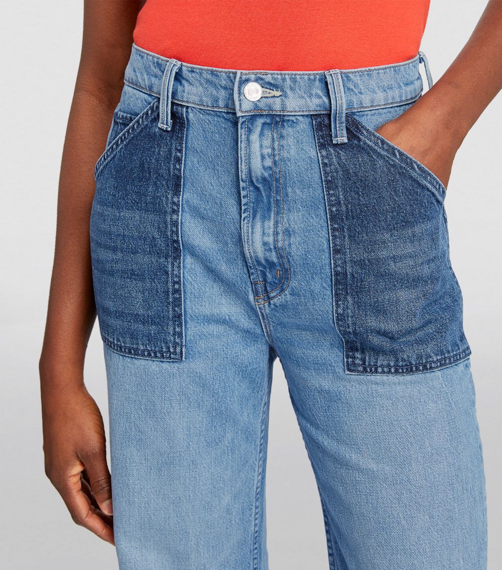 Mother Mother Patch Maven Heel Jeans
