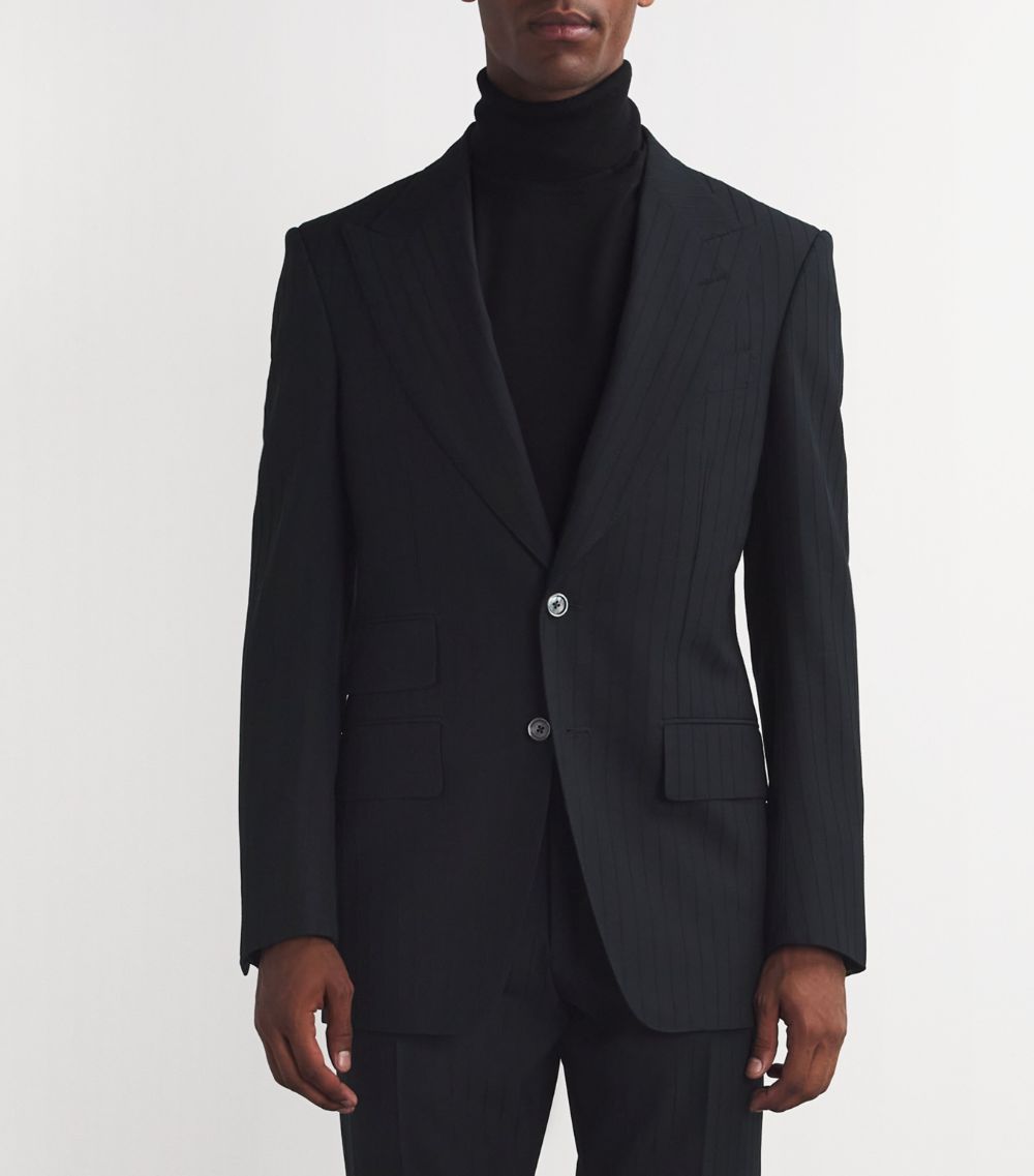 Tom Ford Tom Ford Herringbone Stripe Atticus 2-Piece Suit