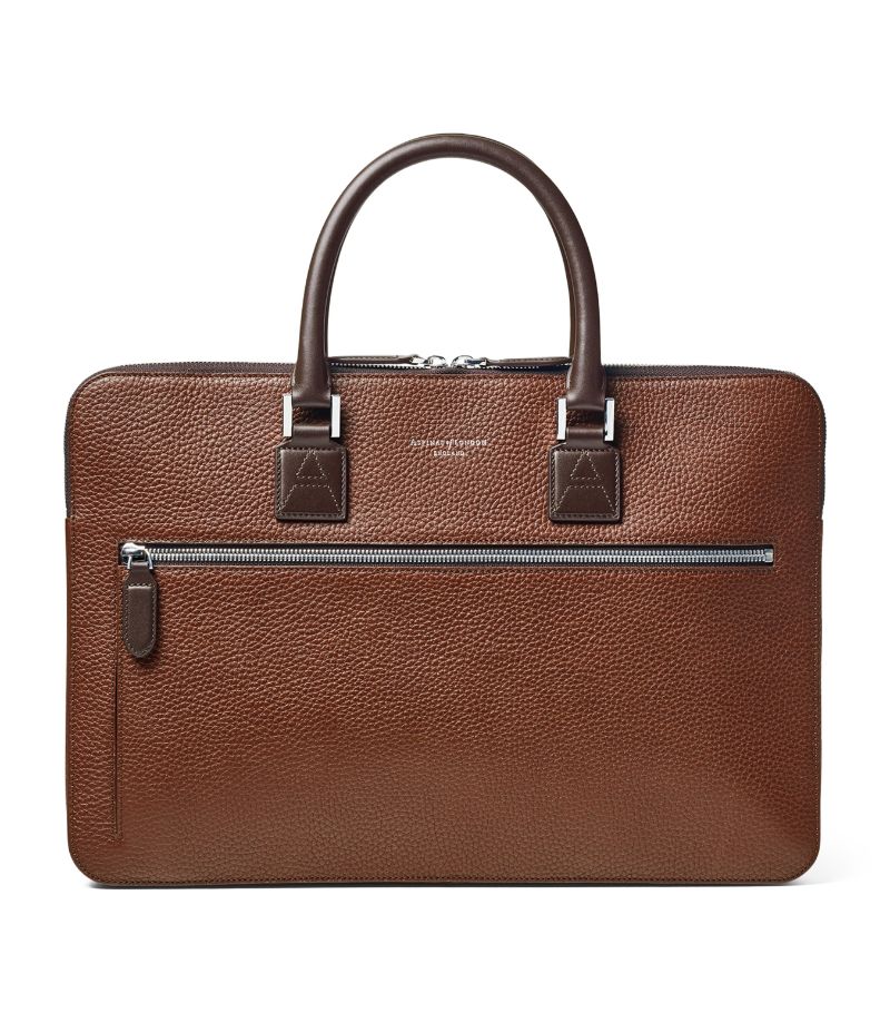  Aspinal Of London Leather Connaught Briefcase