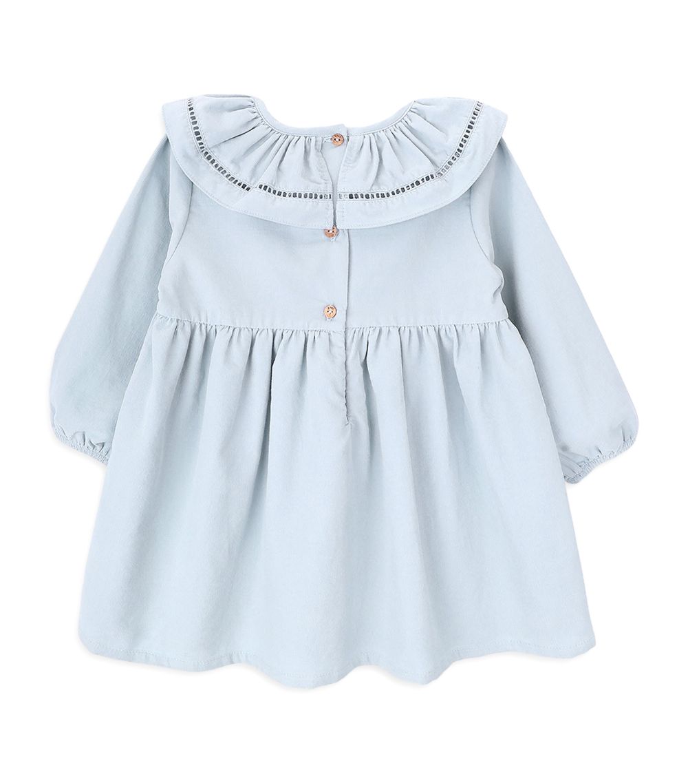  Knot Ruffle-Trim Ema Dress (6-36 Months)