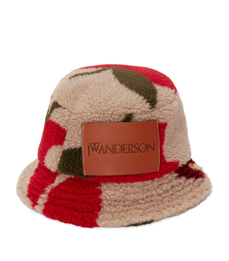 Jw Anderson JW Anderson Fleece Printed Bucket Hat