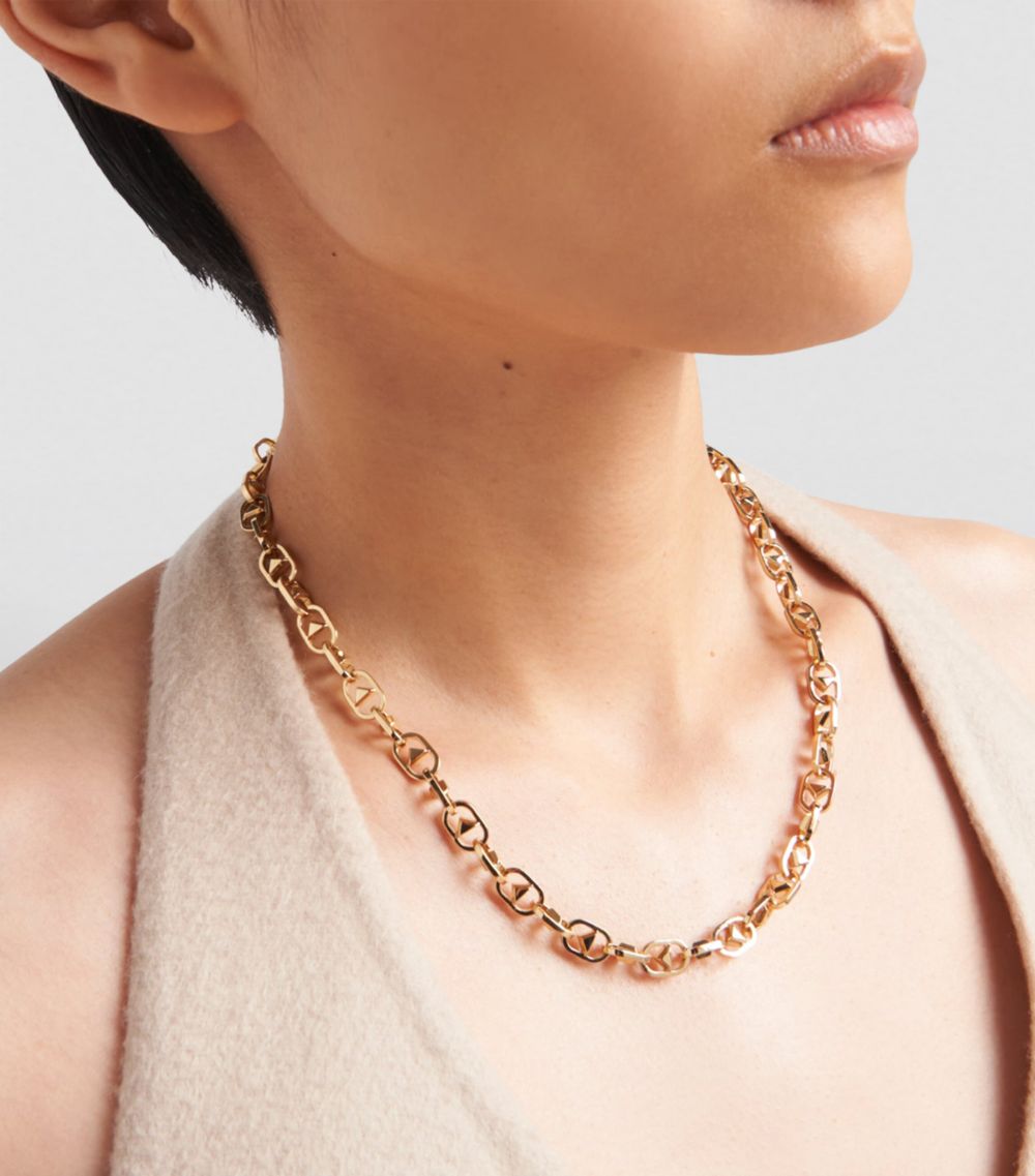 Prada Prada Triangle Chain Necklace