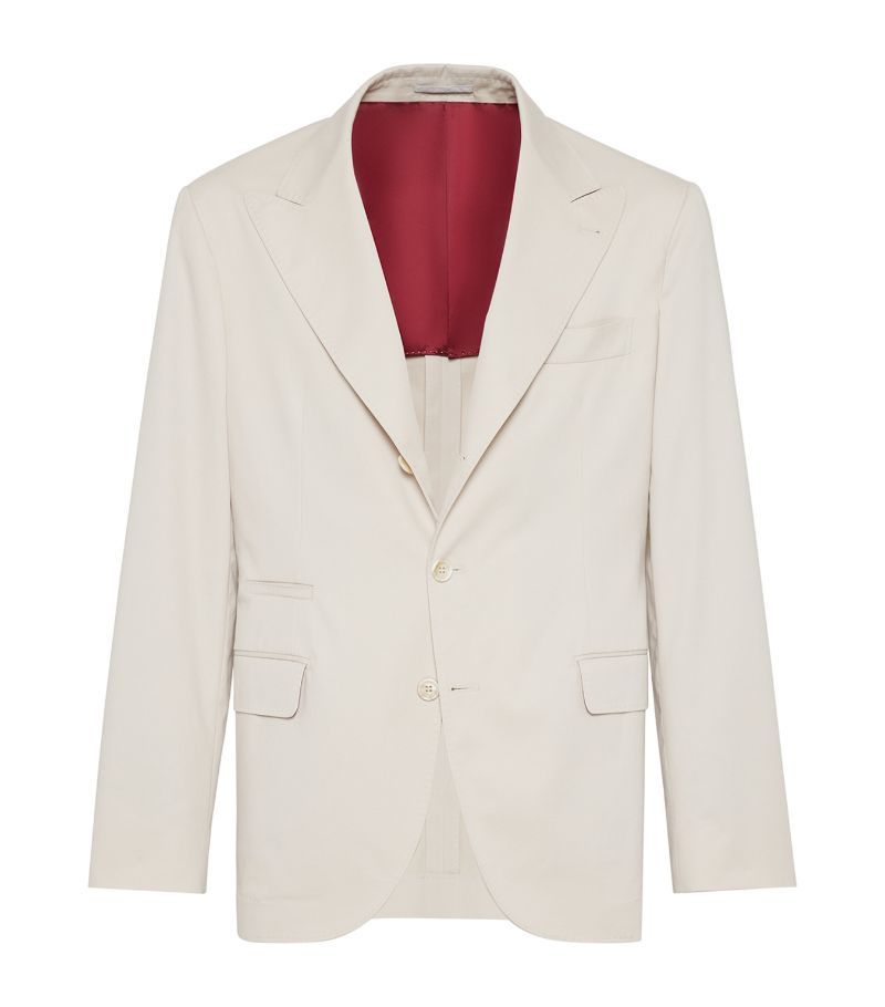 Brunello Cucinelli Brunello Cucinelli Cotton-Cashmere Suit Jacket