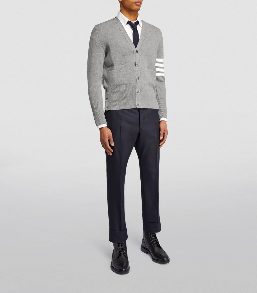 Thom Browne Thom Browne Merino Wool 4-Bar Cardigan