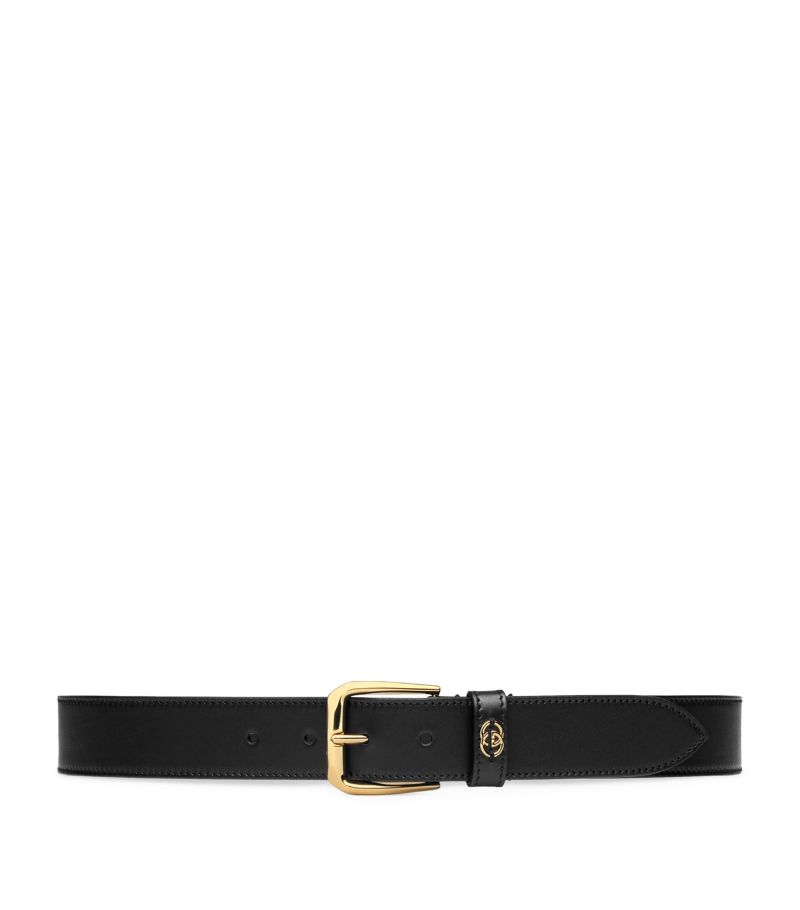 Gucci Gucci Leather Interlocking G Belt