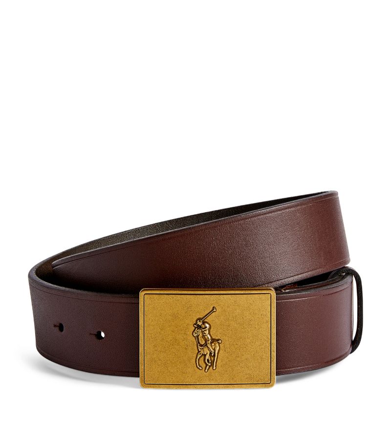 Polo Ralph Lauren Polo Ralph Lauren Leather Polo Pony Belt