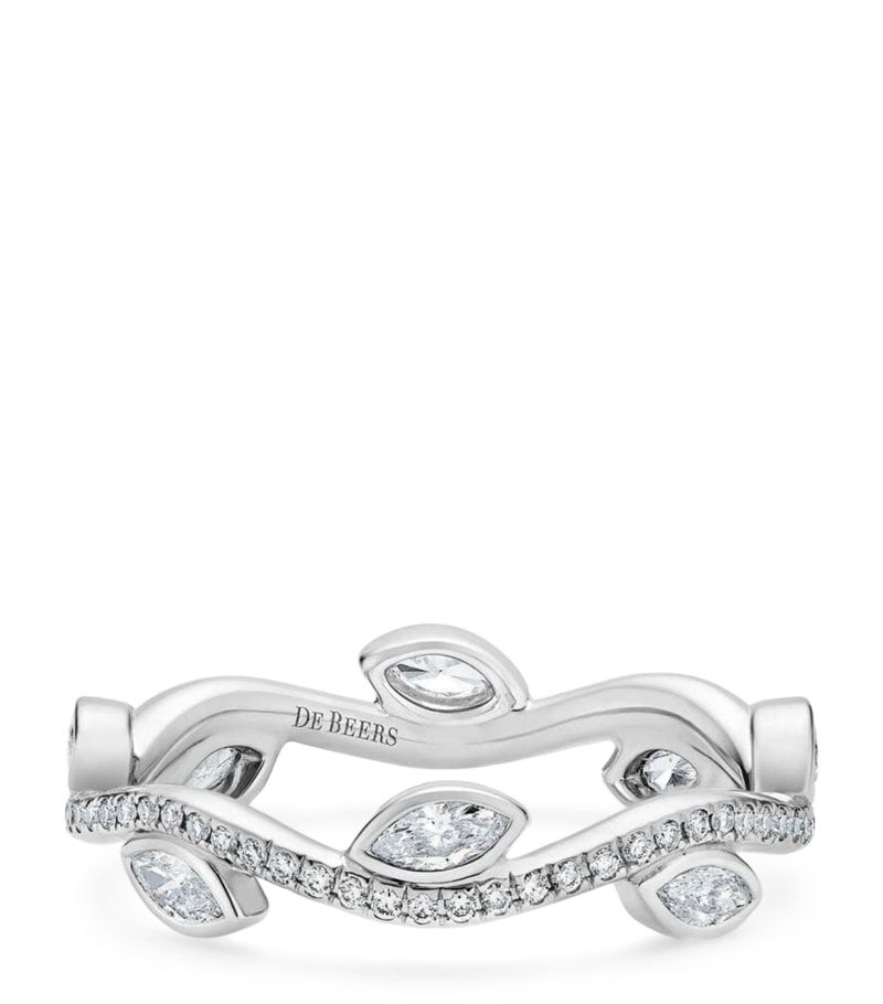 De Beers Jewellers De Beers Jewellers Platinum And Diamond Bridal Adonis Rose Eternity Ring