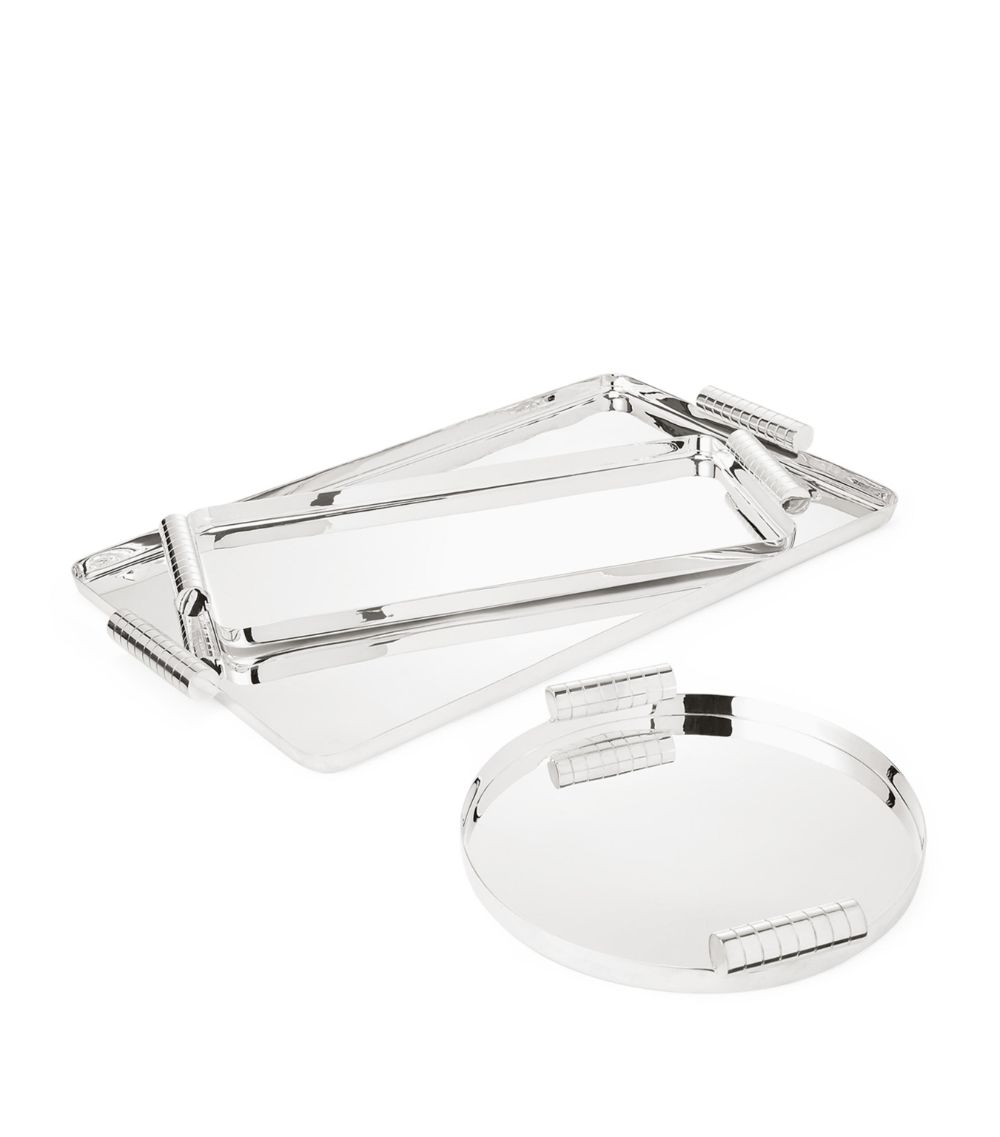 Ralph Lauren Home Ralph Lauren Home Silver-Plated Montgomery Tray (61.5Cm X 35.5Cm)