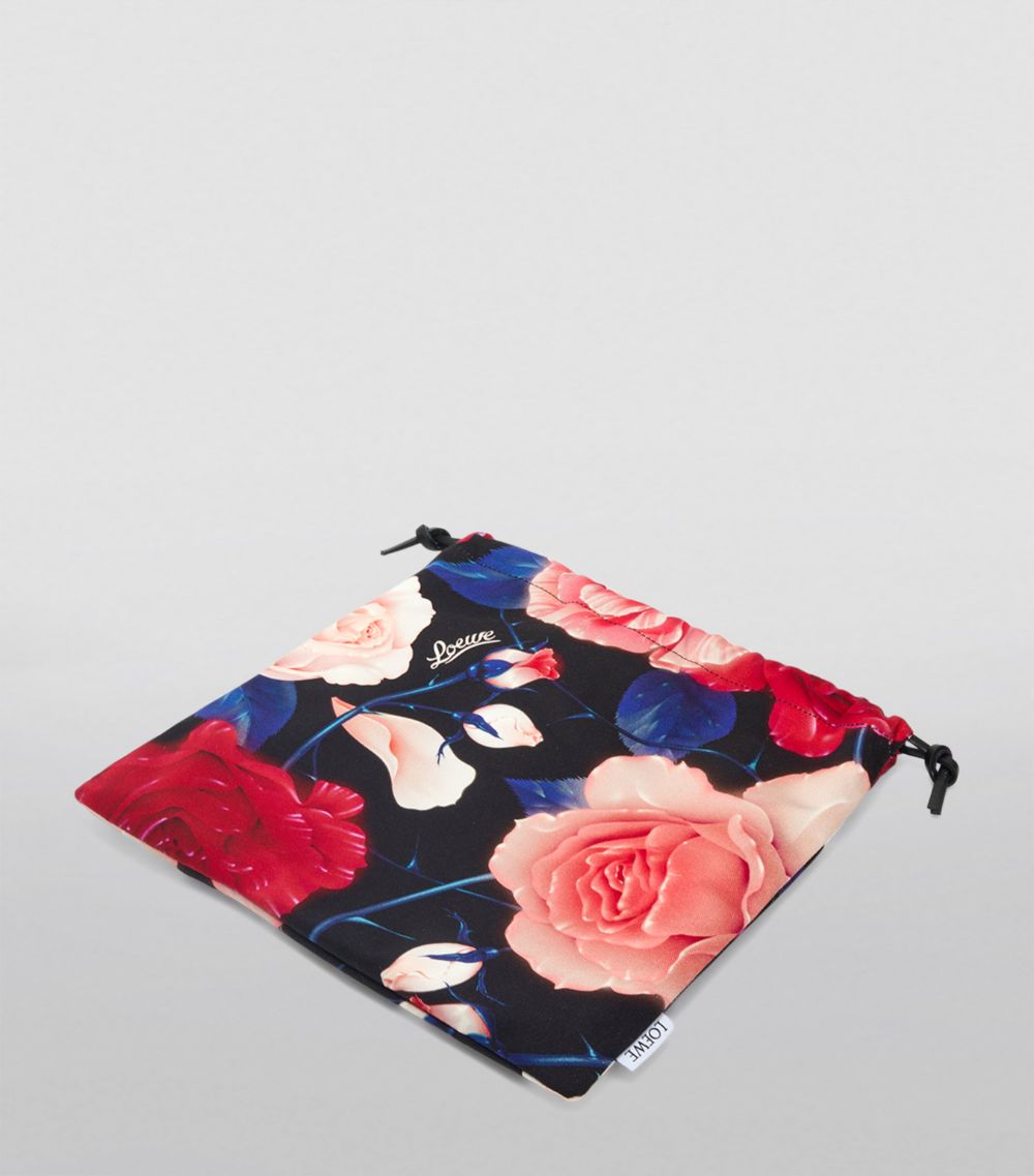 Loewe LOEWE Paula's Ibiza Roses Drawstring Pouch