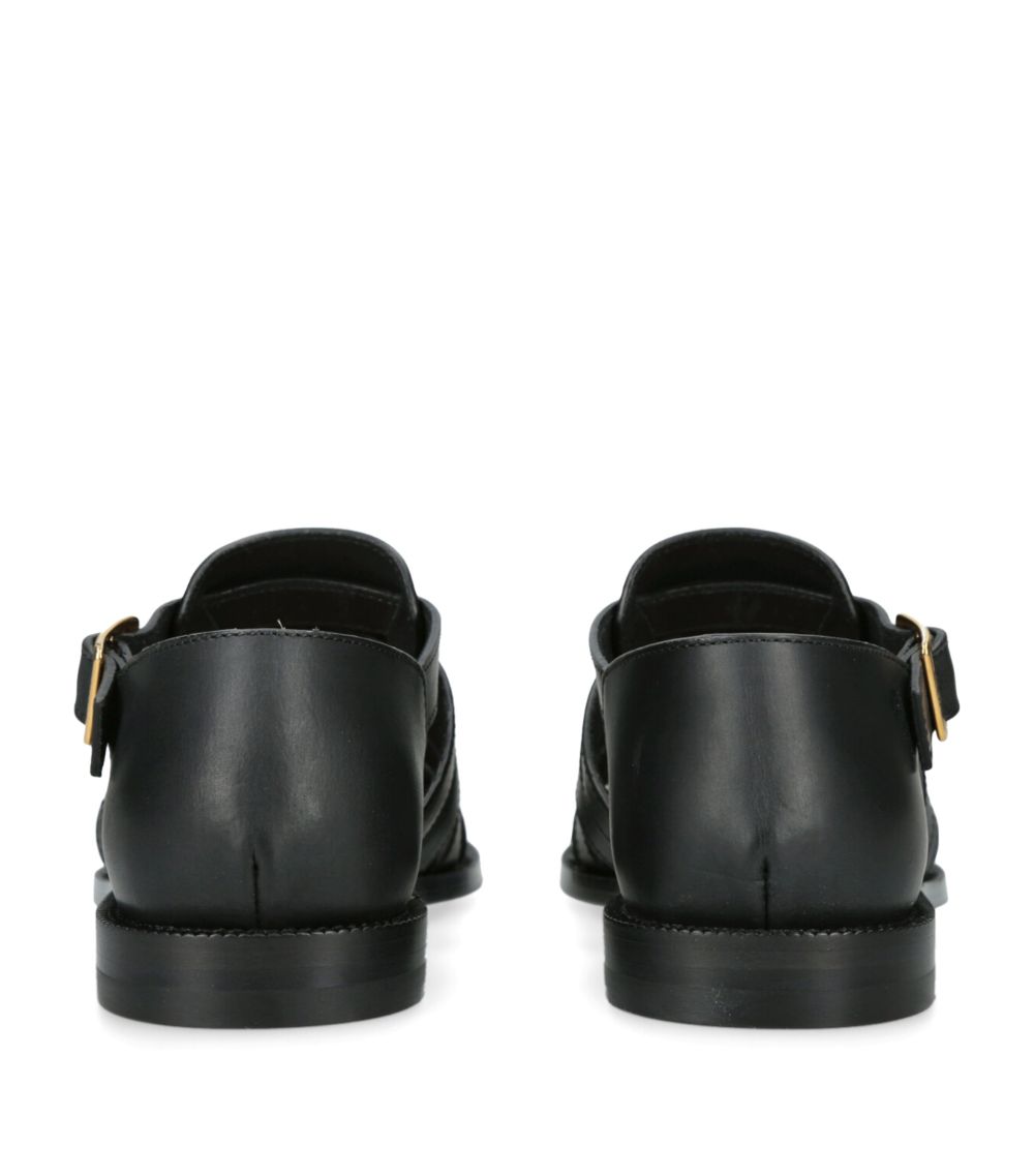 Loewe Loewe Suede Campo Sandals