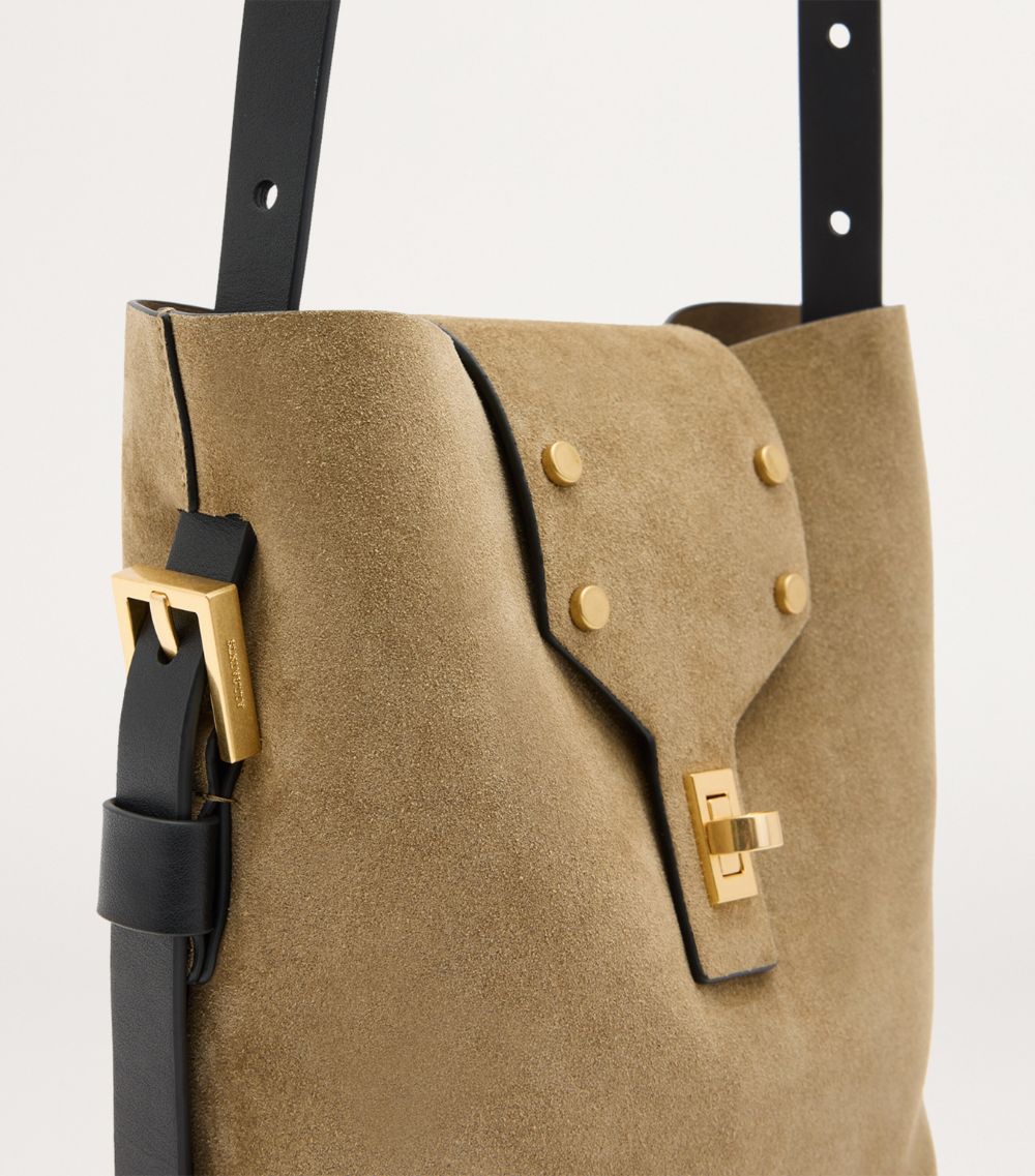 Allsaints Allsaints Suede Miro Cross-Body Bag