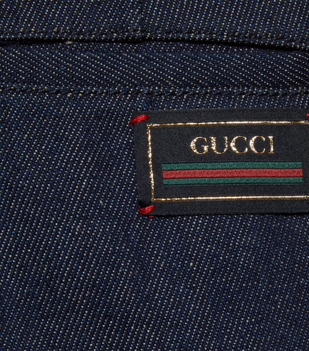 Gucci Gucci Kids Denim Bermuda Shorts (4-12 Years)