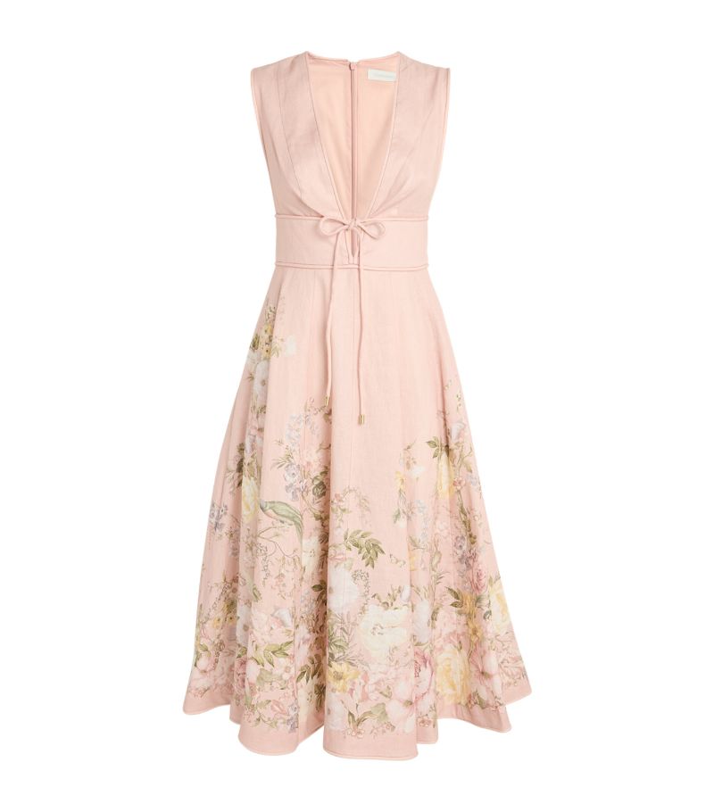 Zimmermann Zimmermann Linen Floral Waverly Dress