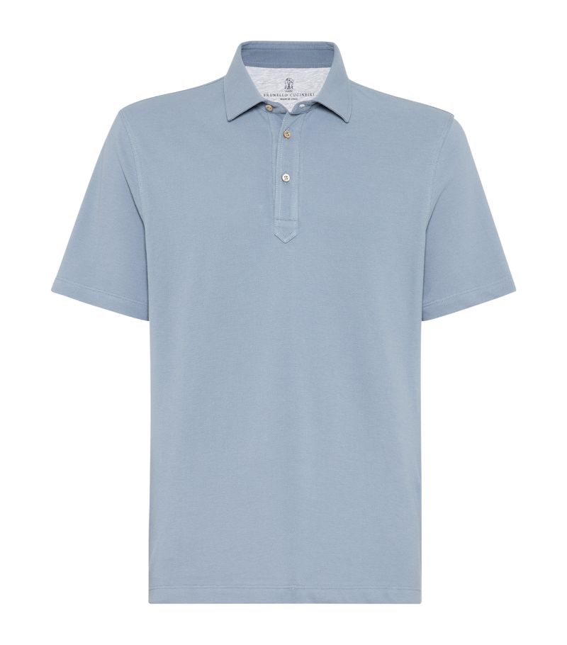 Brunello Cucinelli Brunello Cucinelli Cotton Piqué Polo Shirt