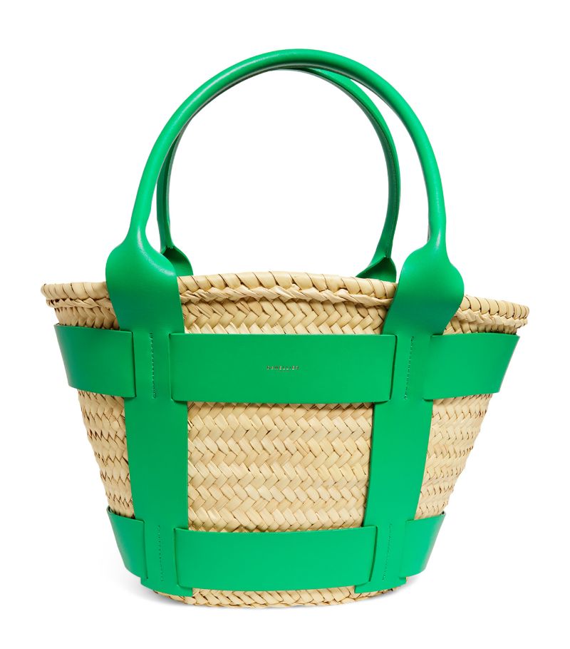 Demellier DeMellier Raffia Santorini Tote Bag