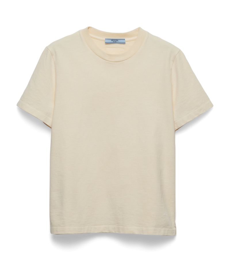 Prada Prada Fabric Logo T-Shirt