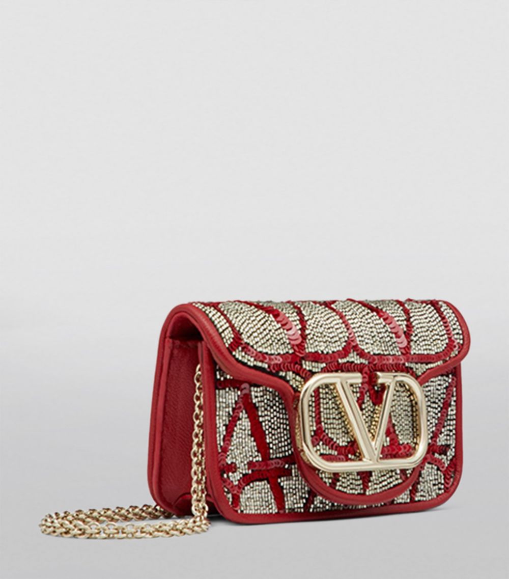 VALENTINO GARAVANI Valentino Garavani Mini Locó Toile Iconographe Cross-Body Bag