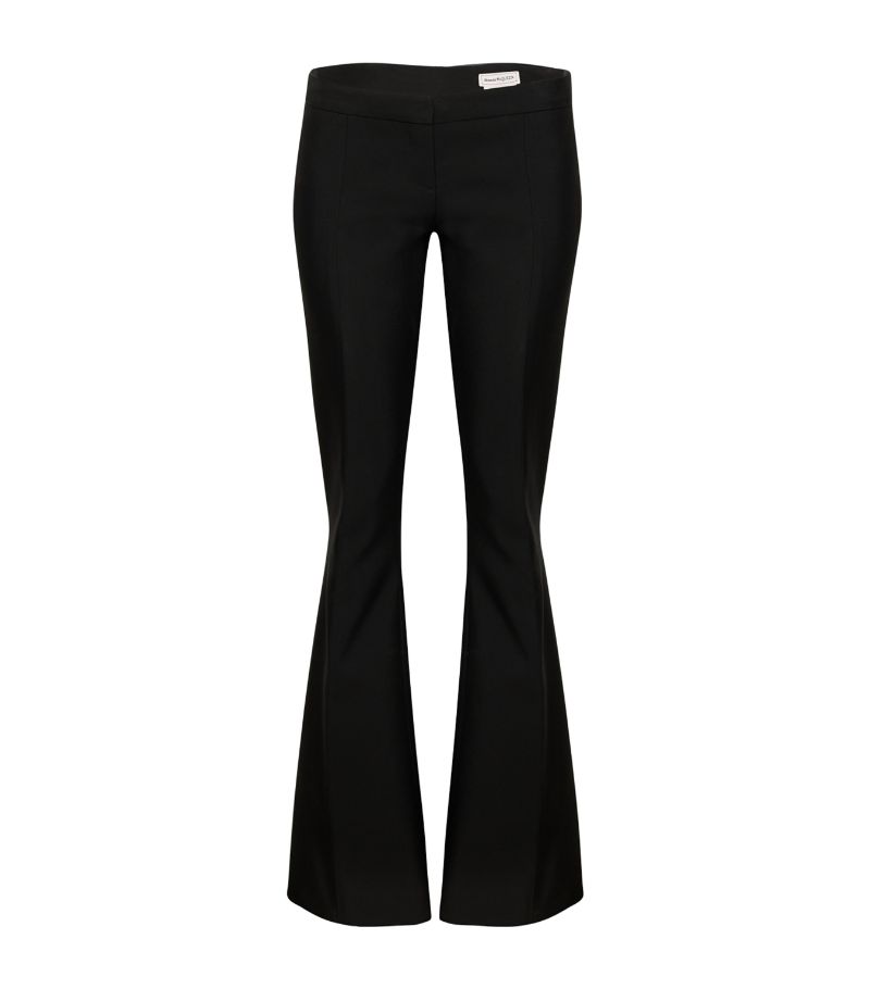 Alexander McQueen Alexander McQueen Wool Flared Trousers