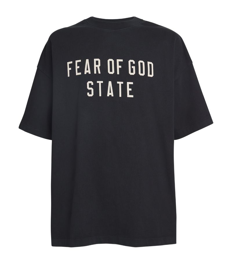 Fear Of God Essentials Fear Of God Essentials Oversized Logo State T-Shirt