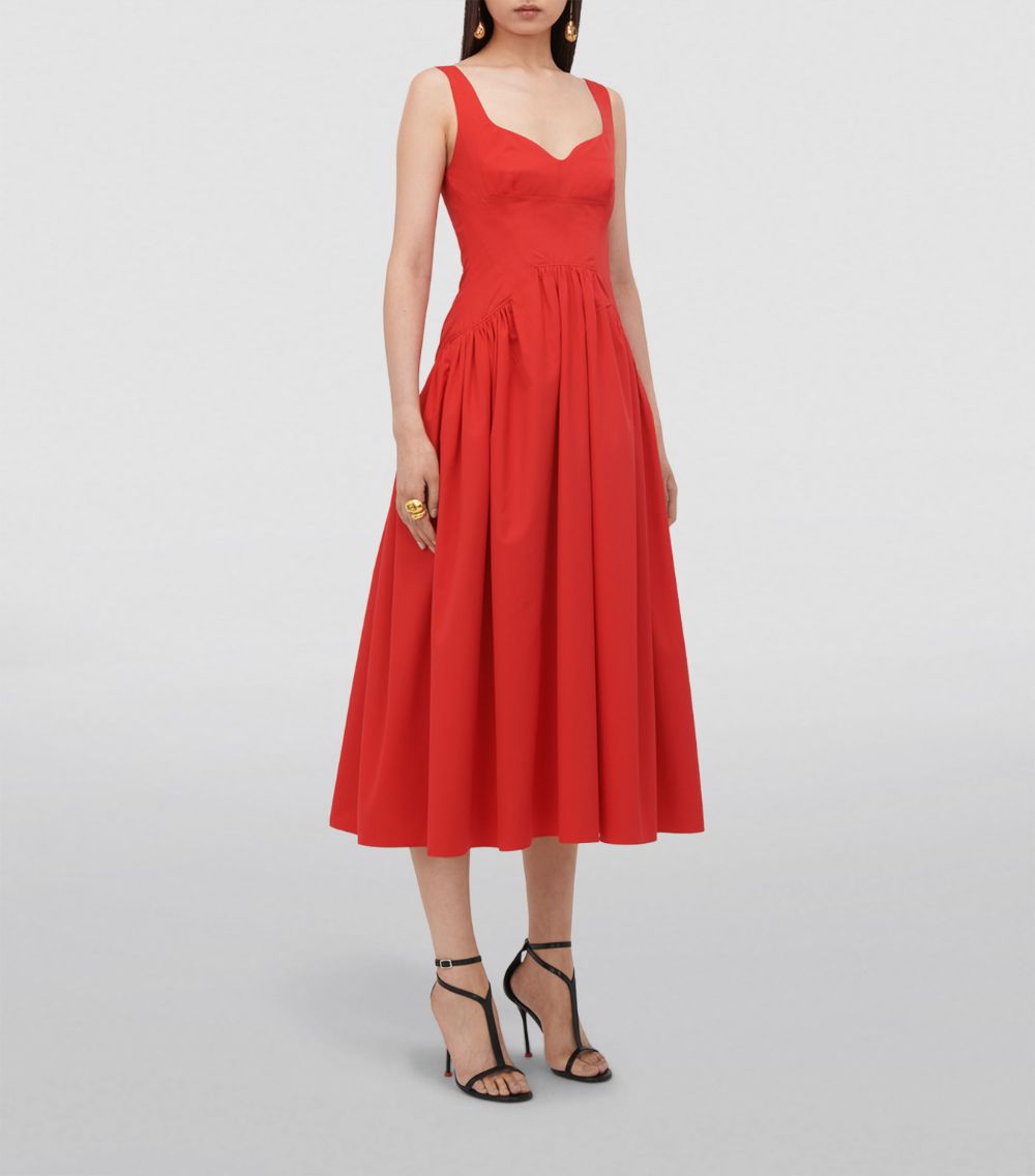 Alexander McQueen Alexander Mcqueen Bustier Midi Dress