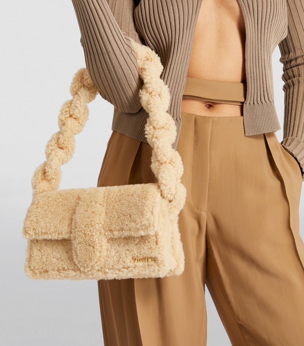 Jacquemus Jacquemus Shearling Le Bambidou Shoulder Bag