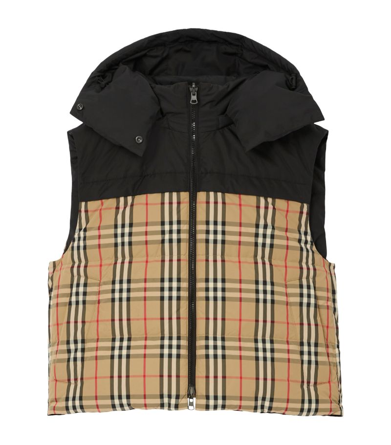 Burberry Burberry Down Reversible Check Gilet