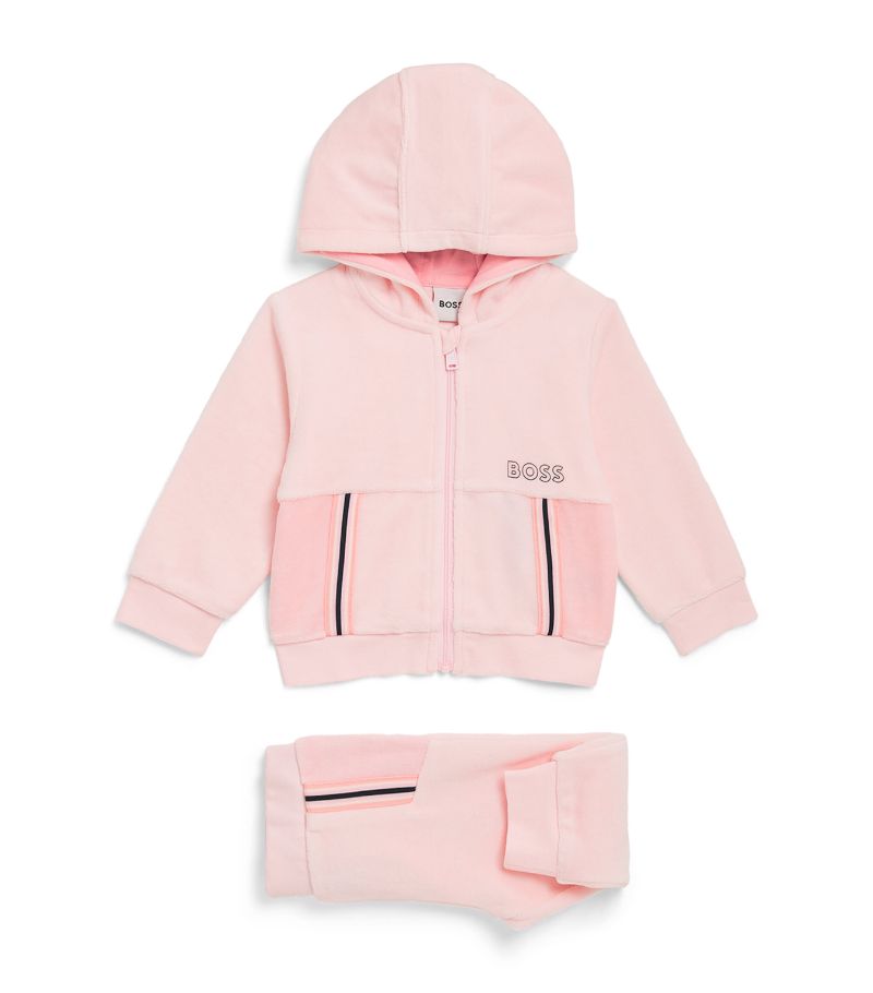 Boss Kidswear Boss Kidswear Cotton Logo Tracksuit (24-36 Months)