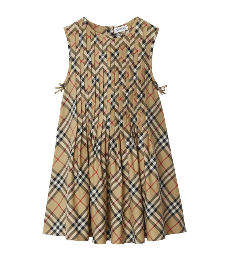 Burberry Burberry Kids Pleated Vintage Check Dress (3-14 Years)