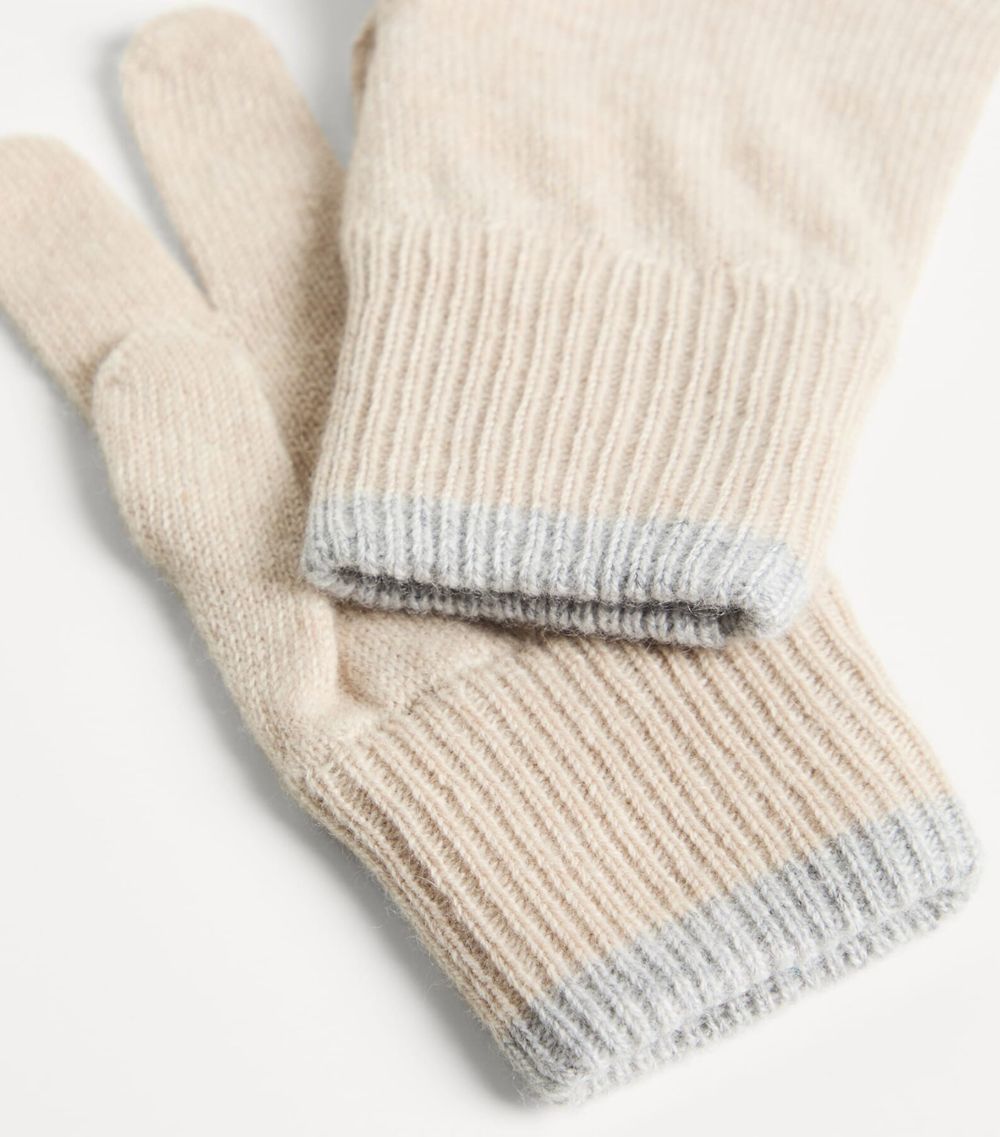 Brunello Cucinelli Kids Brunello Cucinelli Kids Cashmere Gloves