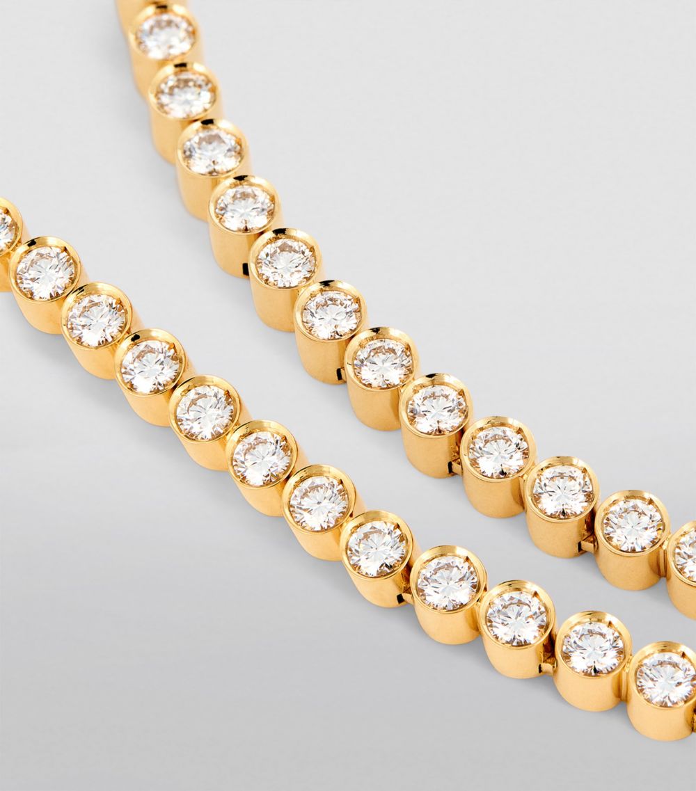 Sophie Bille Brahe Sophie Bille Brahe Exclusive Yellow Gold And Diamond Collier De Amis Necklace