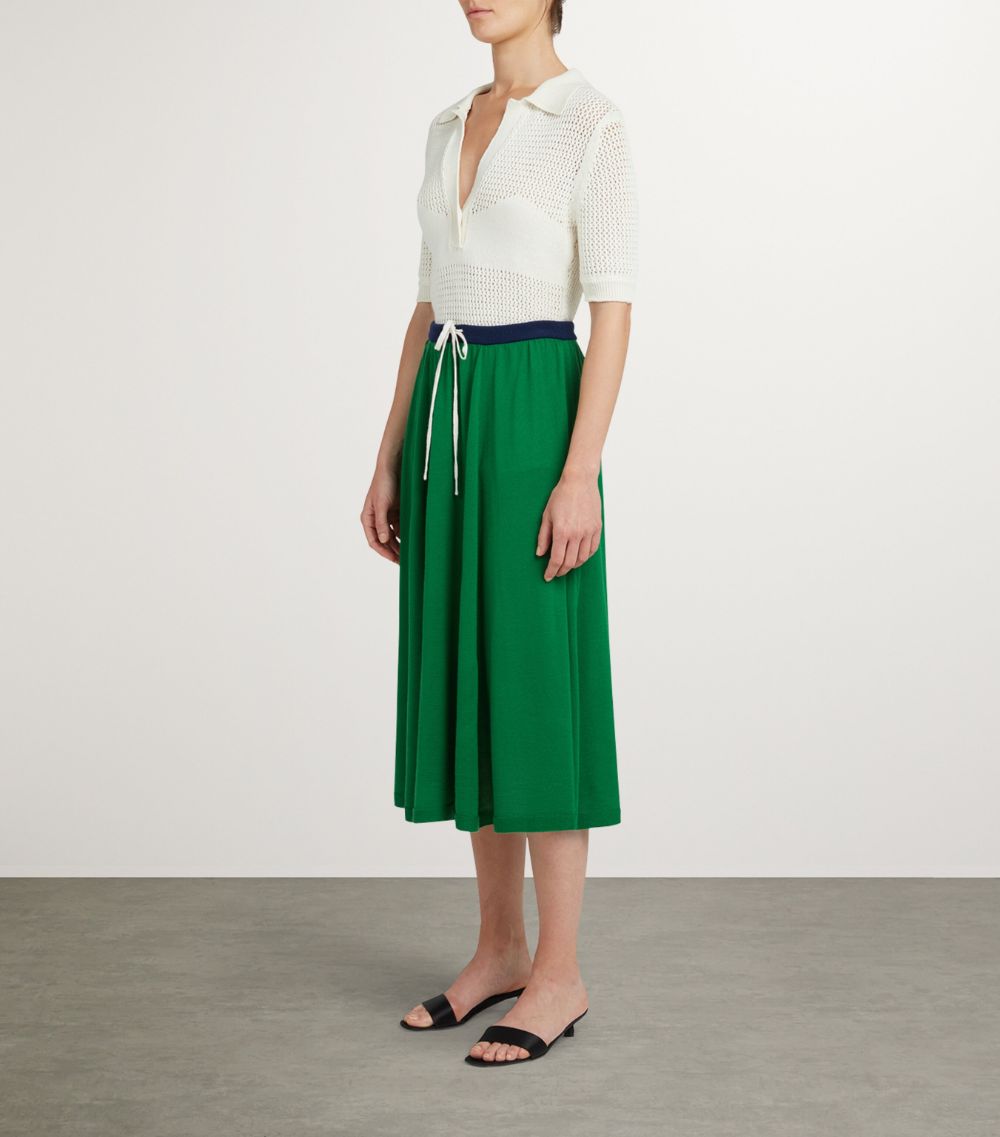 Cashmere In Love Cashmere In Love Wool Bloom Circle Midi Skirt