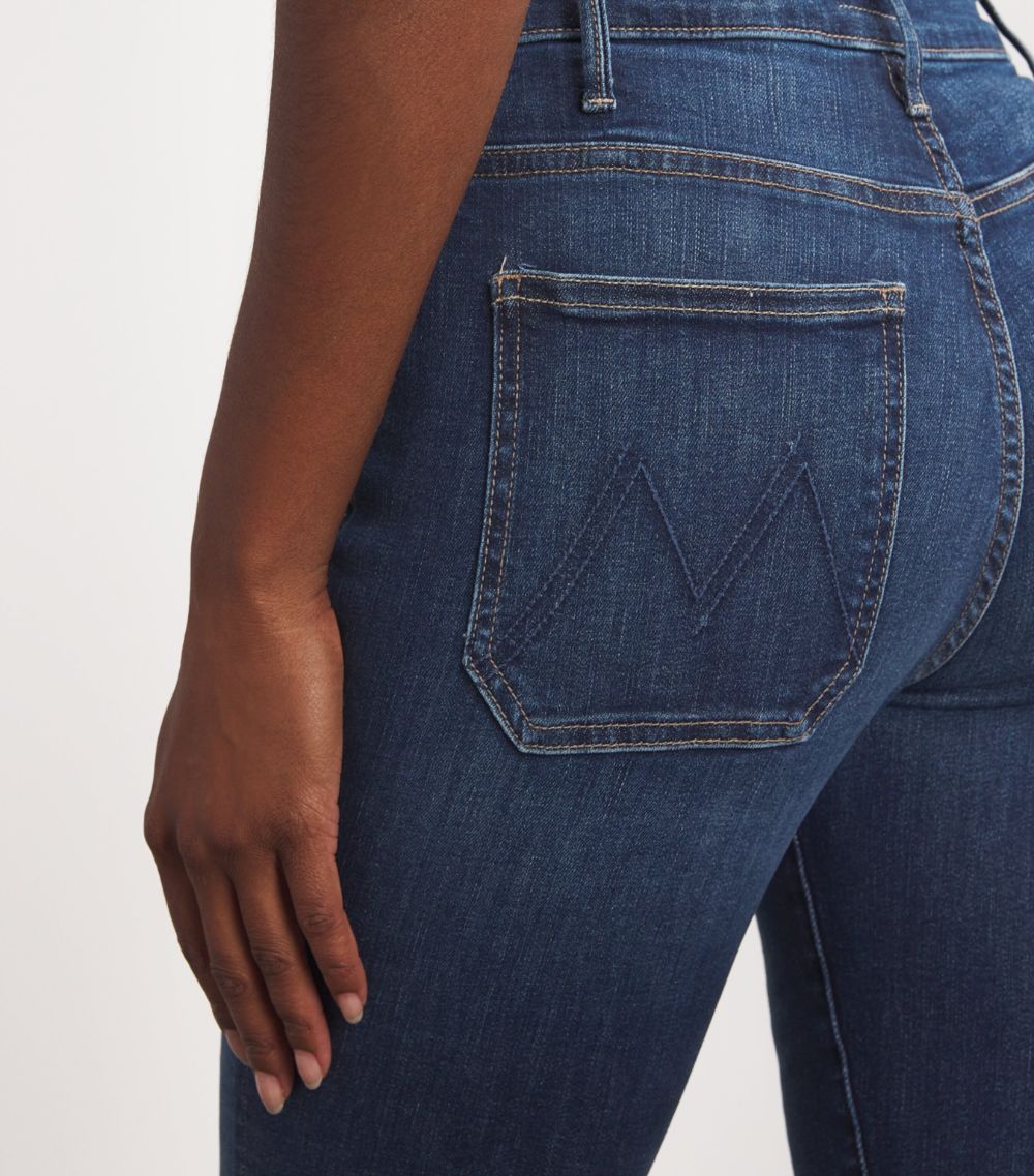 Mother Mother Patch-Pocket Insider Flood Jeans