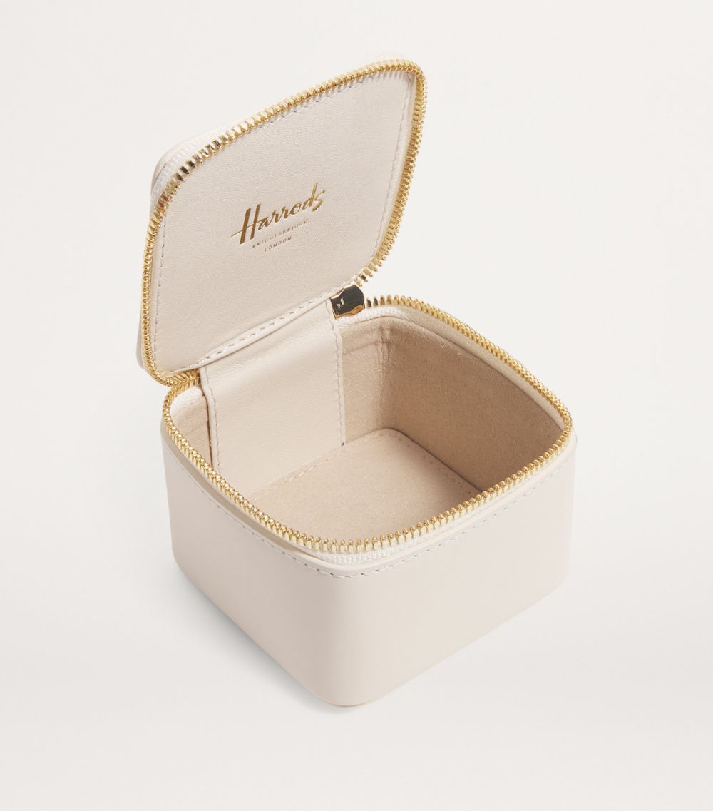 Harrods Harrods Smooth Leather Trinket Box