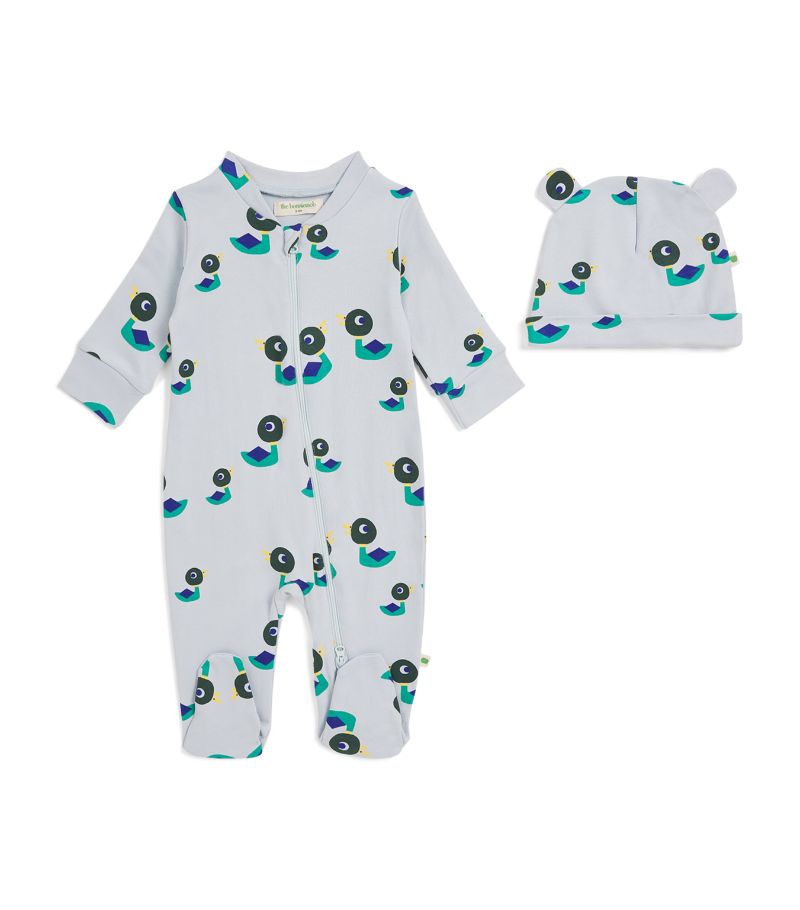 The Bonnie Mob The Bonnie Mob Duck All-In-One And Hat Set (0-18 Months)