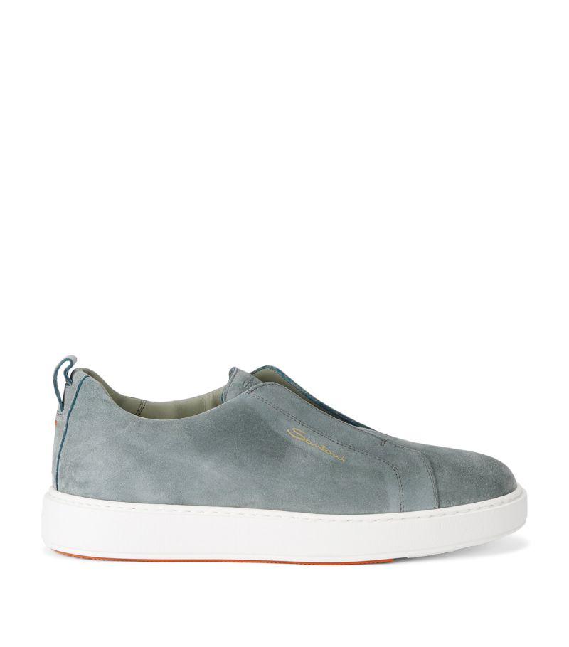 Santoni Santoni Suede Clean Icon Sneakers