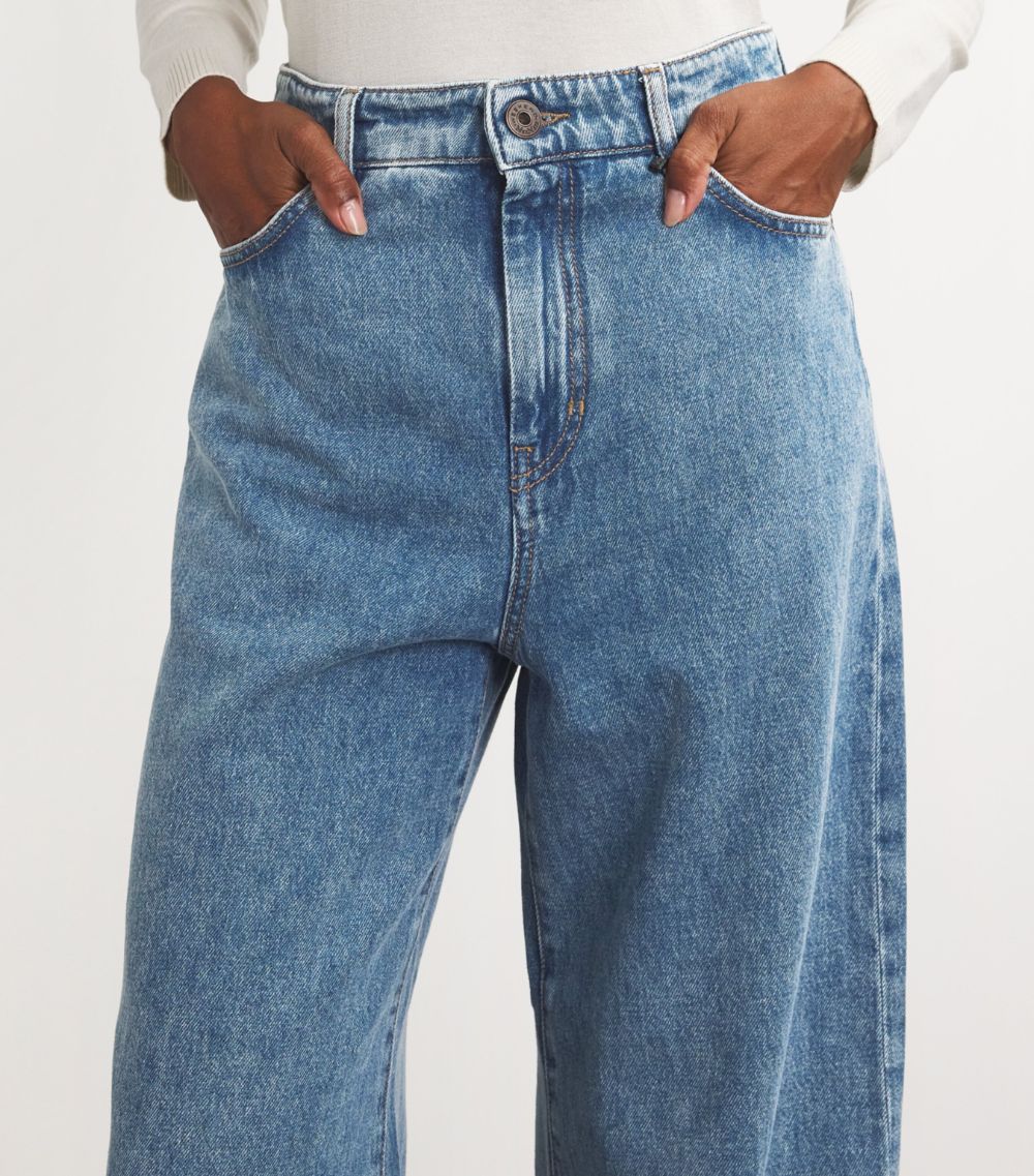 Weekend Max Mara Weekend Max Mara High-Rise Extra-Wide-Leg Jeans