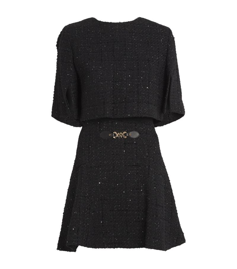  Maje Tweed Top And Mini Dress Set