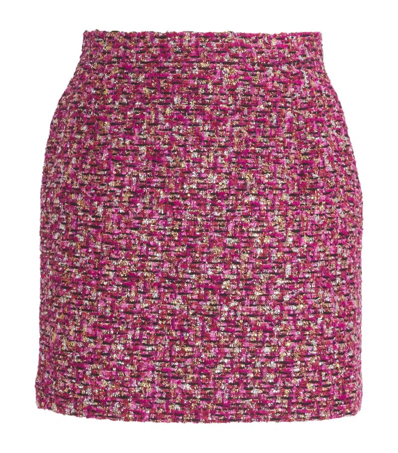 Alessandra Rich Alessandra Rich Tweed Sequinned Mini Skirt