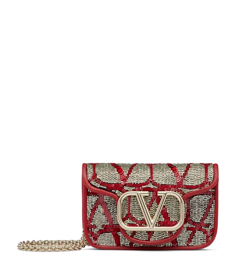 VALENTINO GARAVANI Valentino Garavani Mini Locó Toile Iconographe Cross-Body Bag